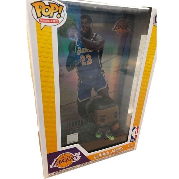 Los Angeles Lakers LeBron James Funko Pop #02 NBA Trading Cards - Picture 3 of 6